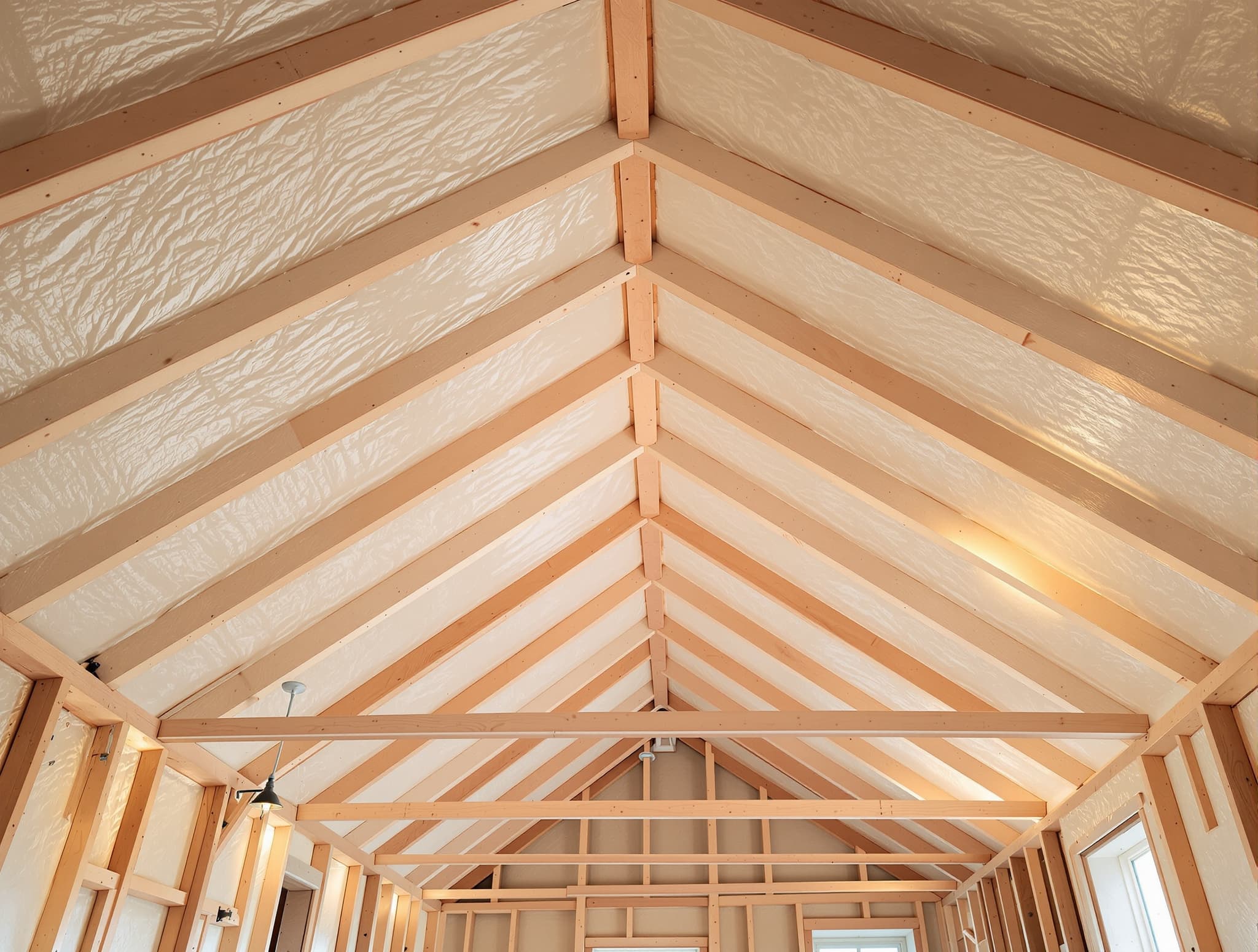 Garden City Colonial — Cathedral Ceiling Foam - after